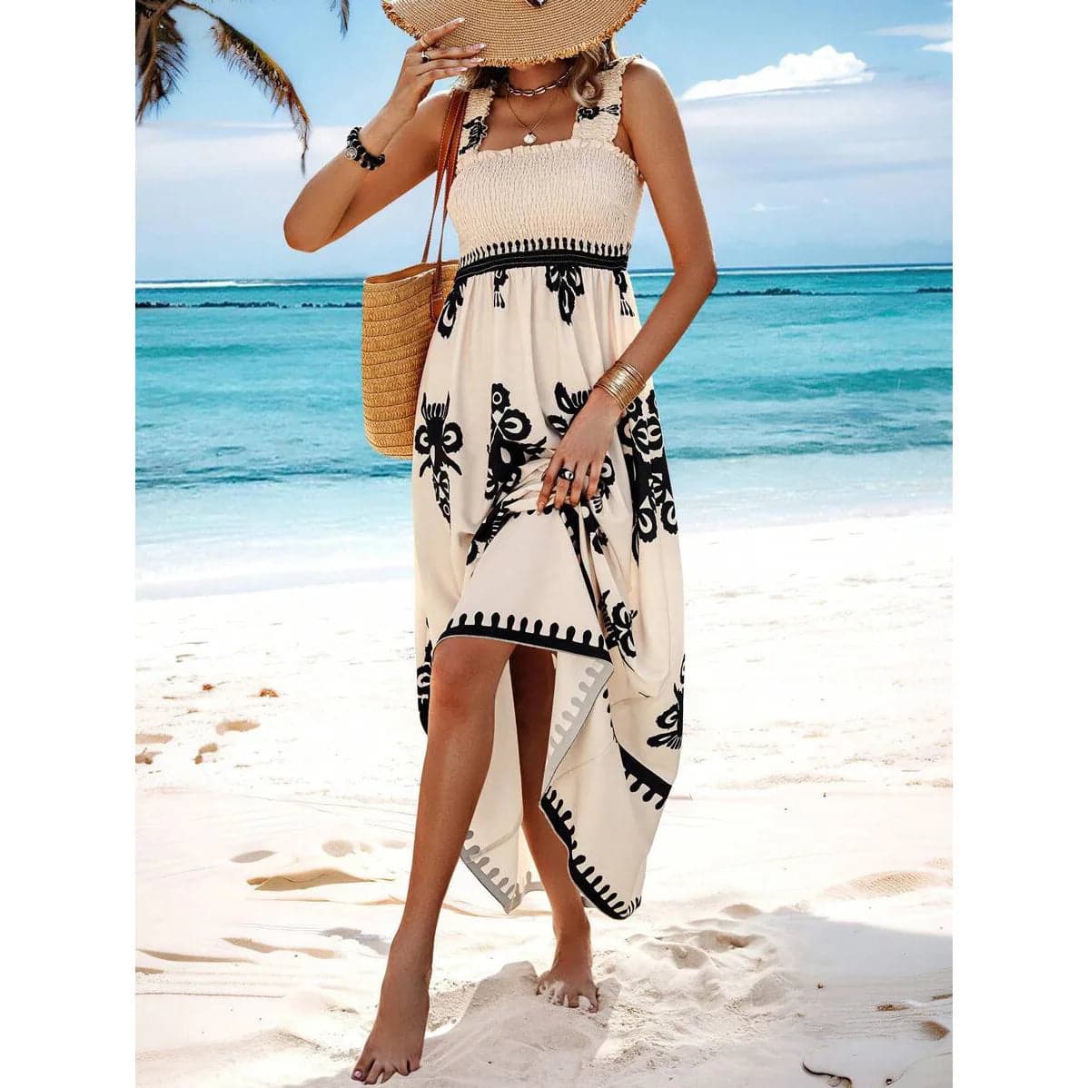 🌴 Summer Strappy Backless Dress  | Beach