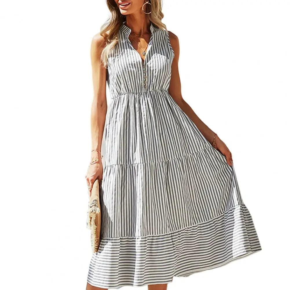 Striped Shirt Dress | Star