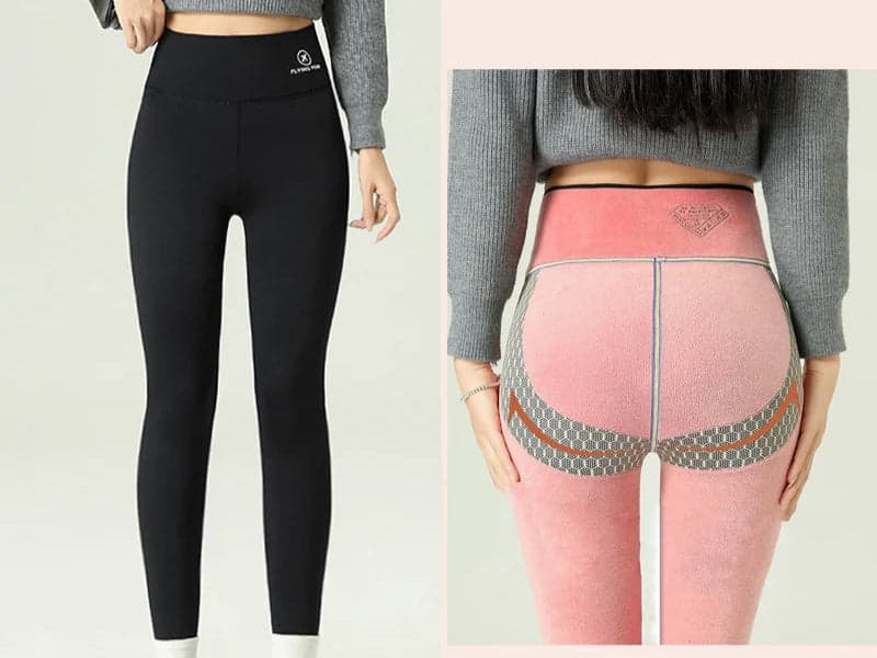 Plush Velvet High-Waist Leggings | Velvet