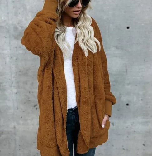 Double Fleece Cardigan Jacket | Chilluxe