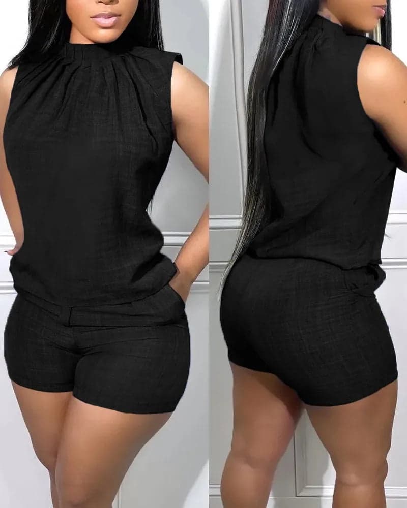 Sleeveless Tank Top and Shorts Set | Lilo