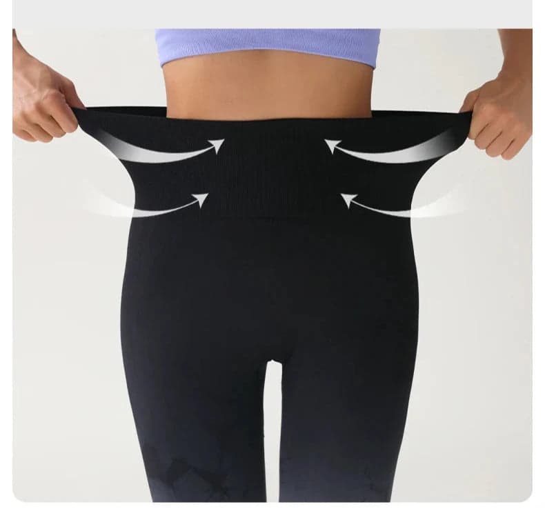 Tie Dye Yoga Leggings Seamless High Waist | Zohara