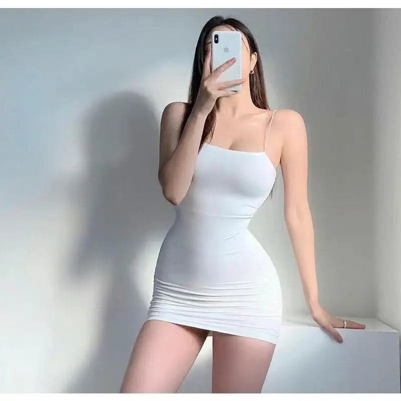 White Black Sling Sleeveless | Mor