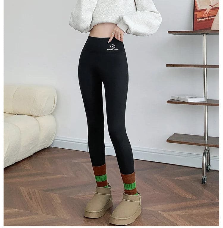 Plush Velvet High-Waist Leggings | Velvet