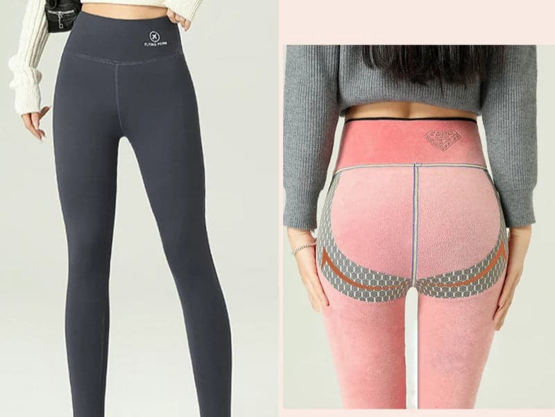 Plush Velvet High-Waist Leggings | Velvet