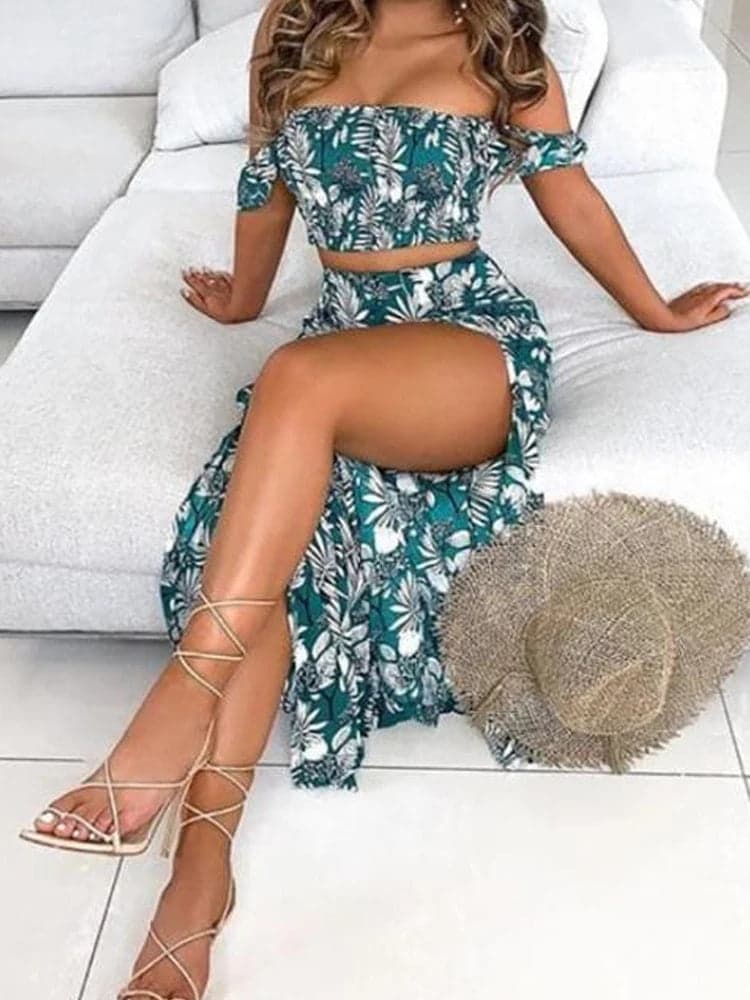 Top&Floral High-Waist | Flower