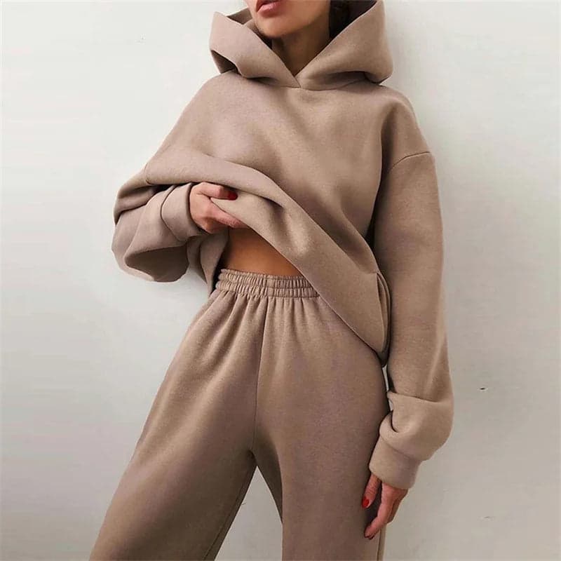 Oversized Hoodie & Cargo Pants Set | CozyTrend