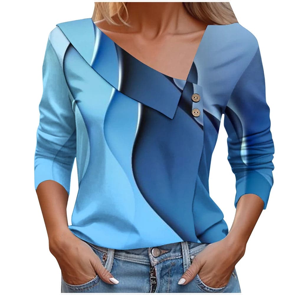 Long Sleeve Top White-Pink | Pixie