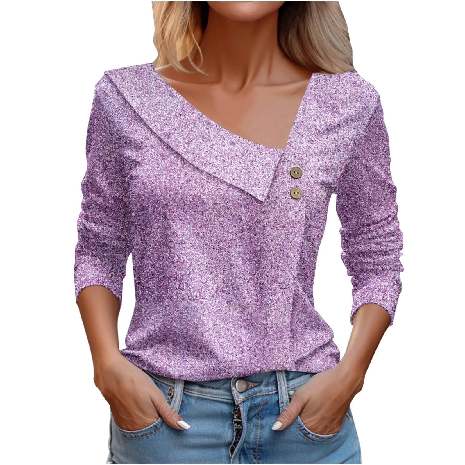 Long Sleeve Top White-Pink | Pixie
