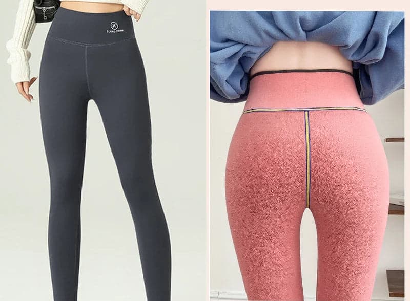 Plush Velvet High-Waist Leggings | Velvet