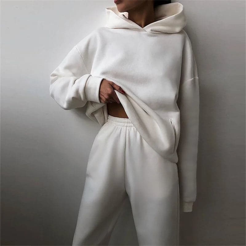 Oversized Hoodie & Cargo Pants Set | CozyTrend