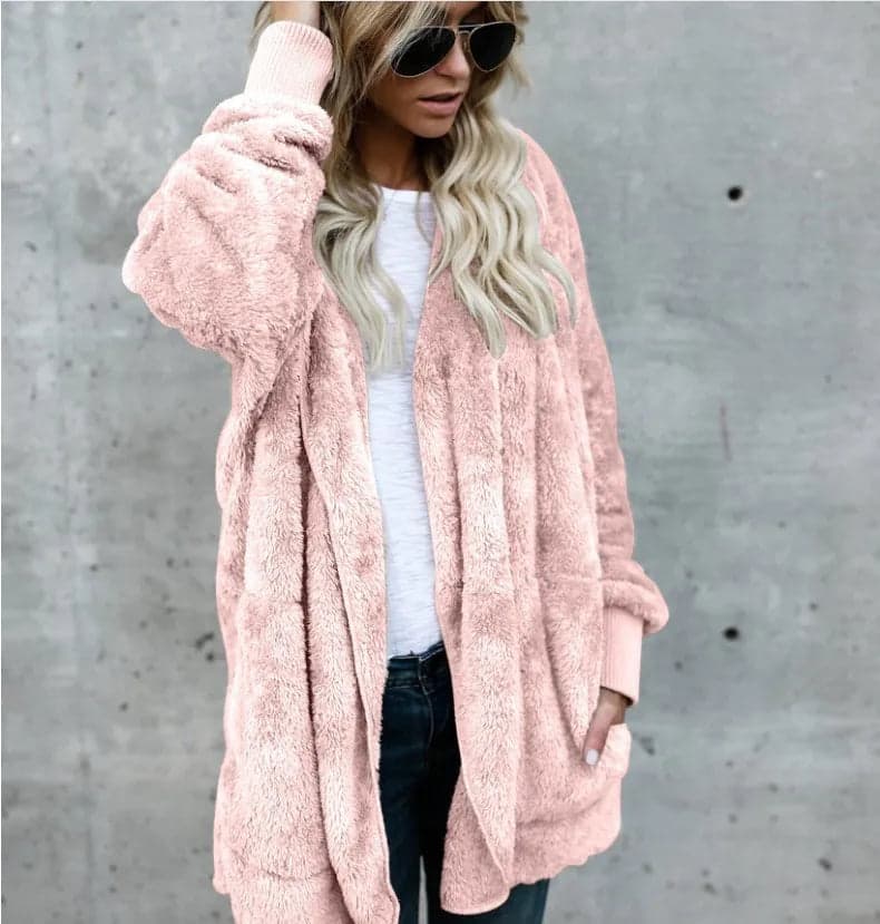 Double Fleece Cardigan Jacket | Chilluxe